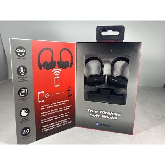 Waterproof TWS Bluetooth 5.0 Earbuds Headset Wireless Stereo Bass Earphones 5D T - Picture 3 of 3